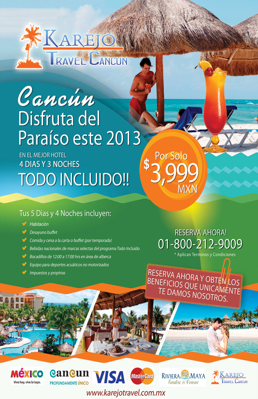 Diseño de Flyer Karejo Travel.