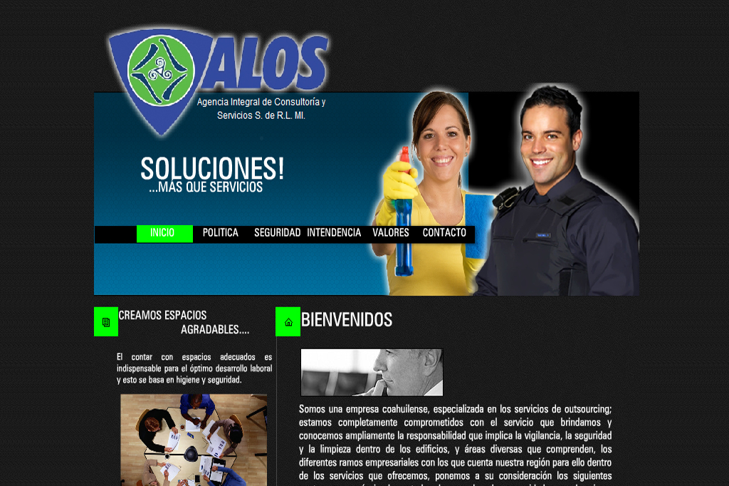 Página web Alos