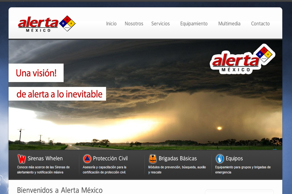 Página web Alerta México