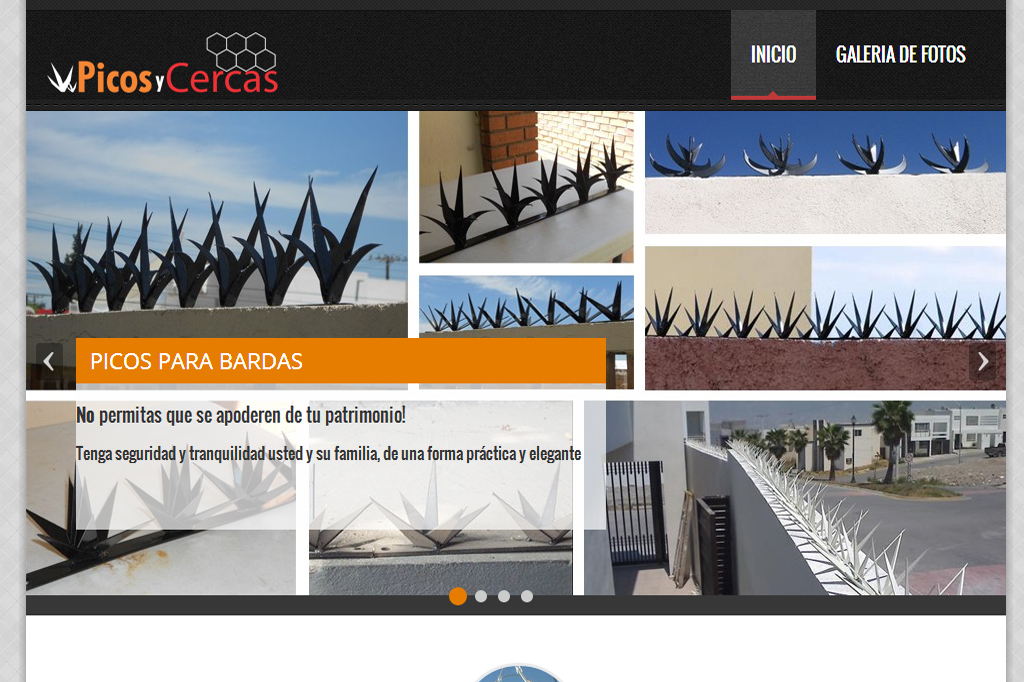 Landing Page Picos y Cercas