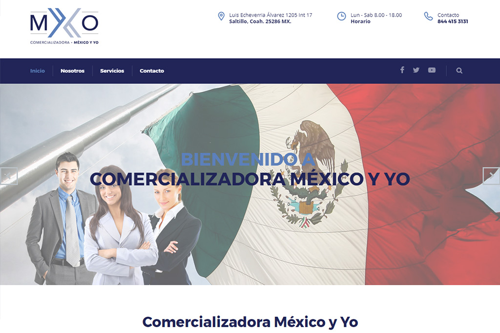 Página web México y Yo