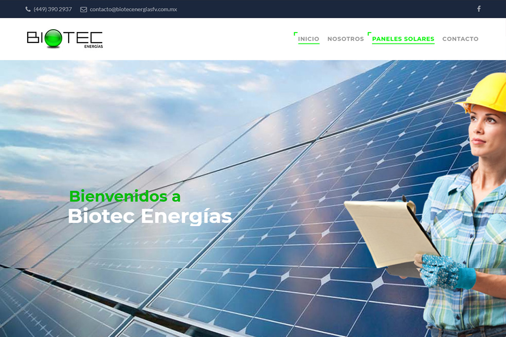Página web Biotec