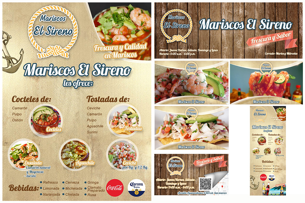 Diseños Varios Mariscos El Sireno