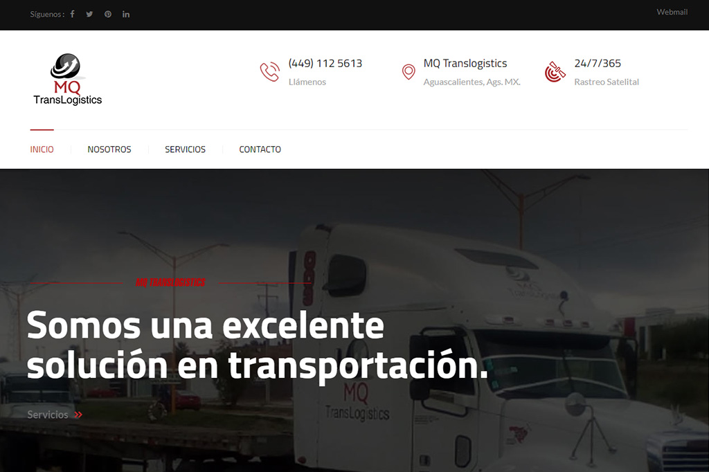 Página web MQ Translogistics