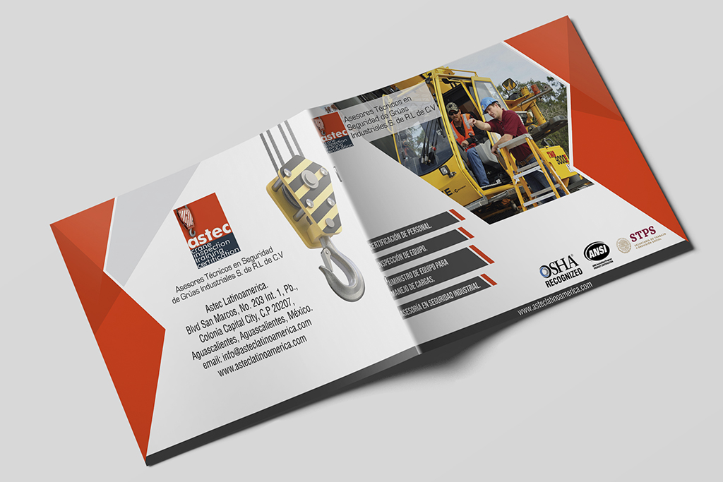 Diseño Brochure Astec Latinoamérica